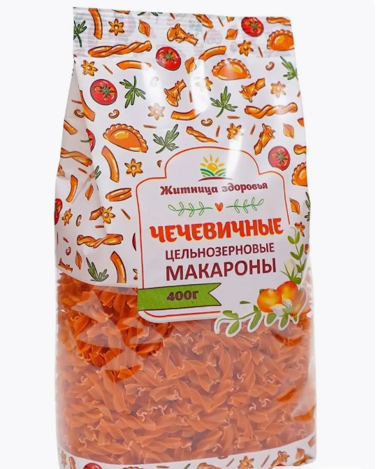 Чечевичные макароны 400 гр.